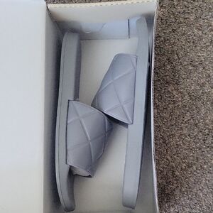 J Slide Beach Sandals Grey New In Box Size 8